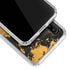 Black and Gold Scattered Marble Galaxy A20 Clear Case